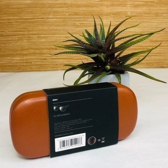 NEW KOMONO Allen Beetroot Tortoise Sunglasses wayfarer red black - Picture 12 of 12